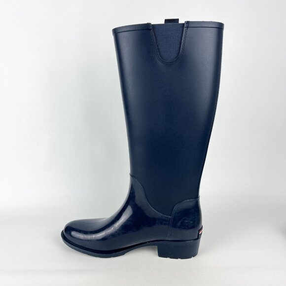 Tommy Hilfiger Womens Karissa Blue Rain Boots Pull On Water Resistant size 9 - Picture 8 of 16